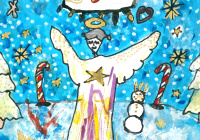 SALDUS MĀKSLAS SKOLA NOVĒL GAIŠUS UN MIERPILNUS ZIEMASSVĒTKUS UN RADOŠU JAUNO 2026. GADU!