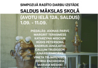 IZSTĀDE / KERAMIKAS MĀKSLAS SIMPOZIJS KUR 2026